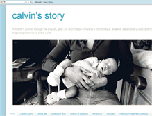 Tablet Screenshot of calvinsstory.com